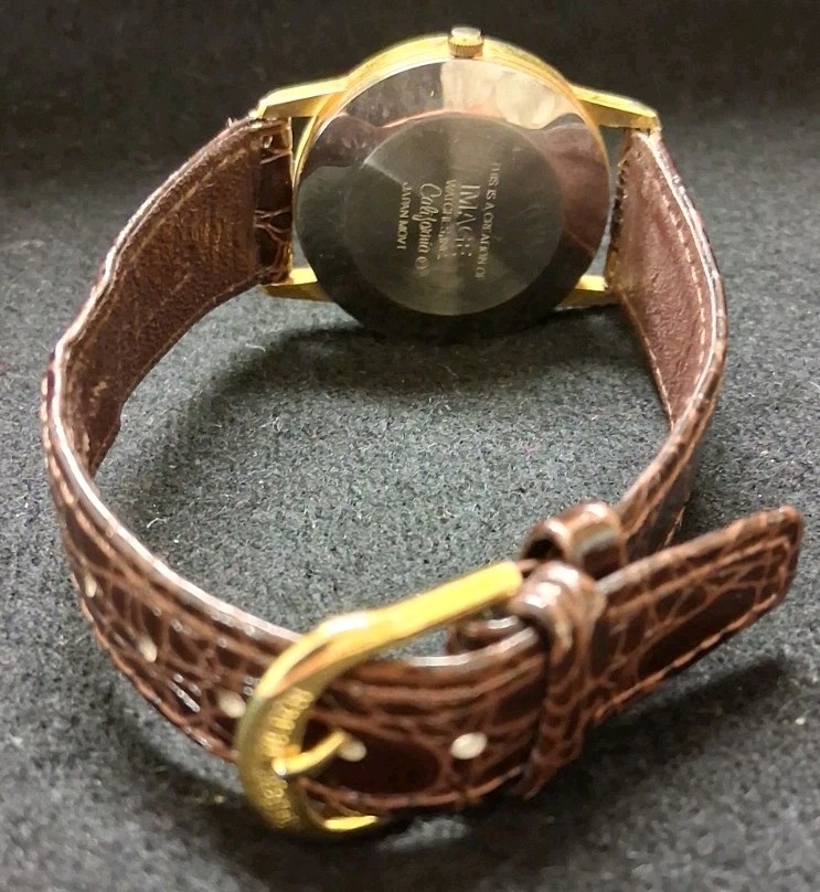 SUPER 8 MOTEL WRISTWATCH GENUINE LEATHER IMAGE WATCHES, INC. CALIFORNIA
