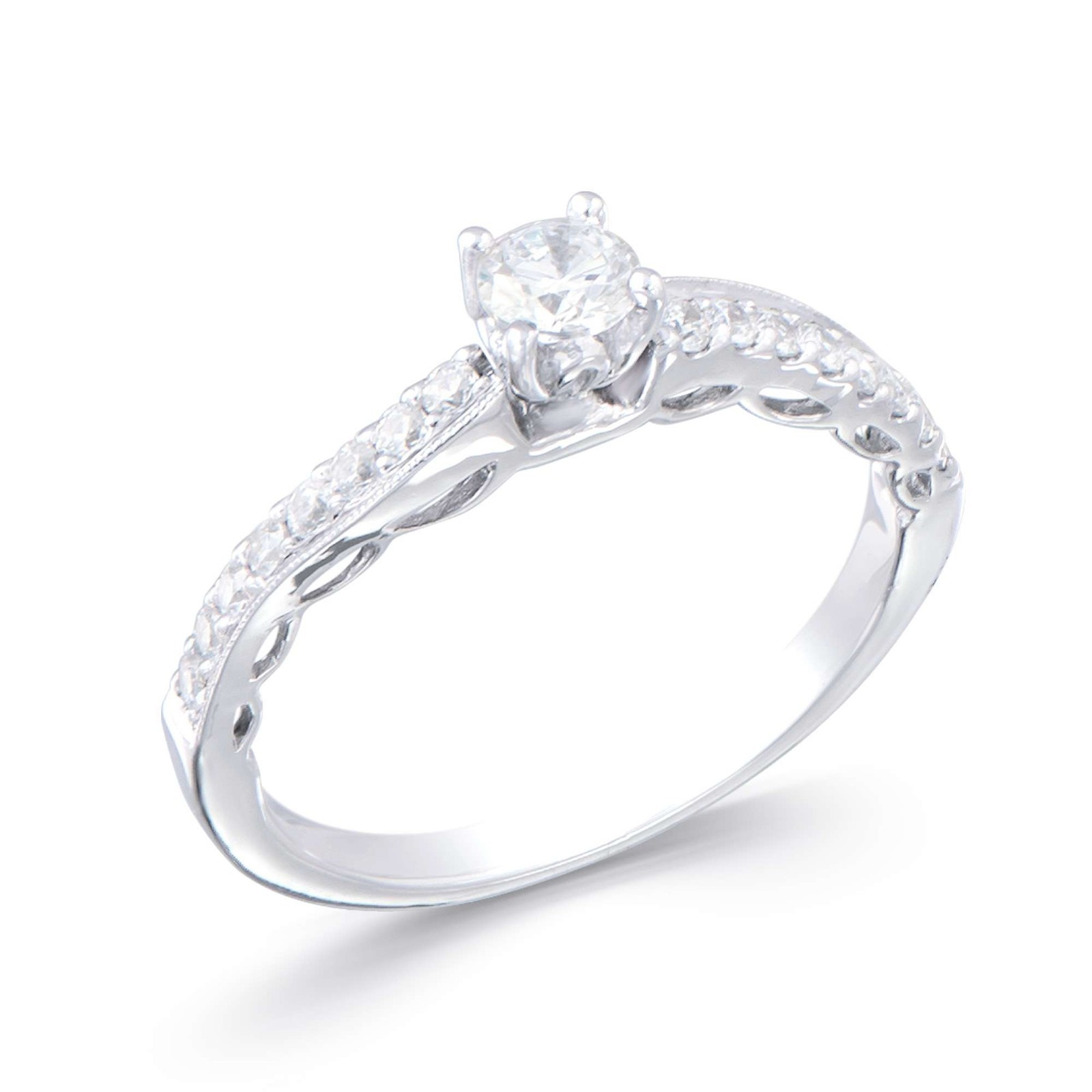 0.44 CTW Certified Natural Diamond Ring Appraised Insurance Value: $5,775