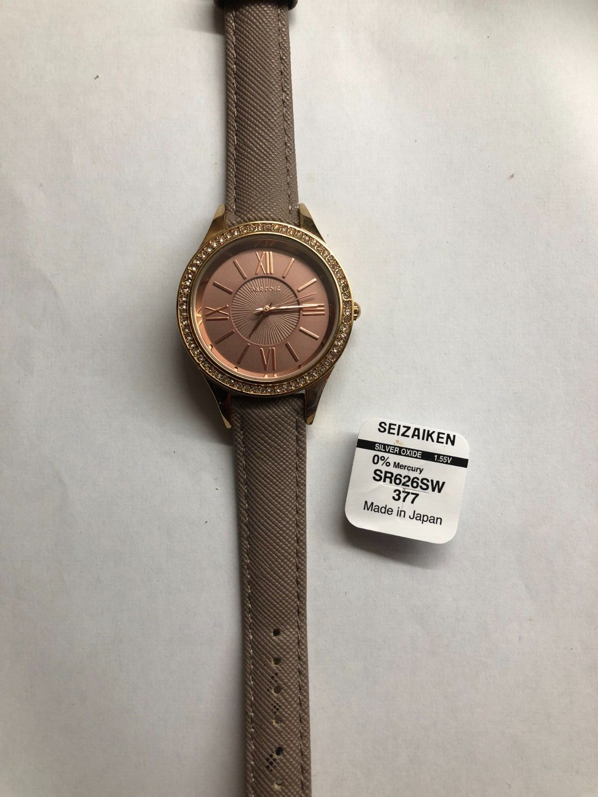 Parfois Gold Tone Ladies Quartz Watch, Ex. Used Condition, New Battery