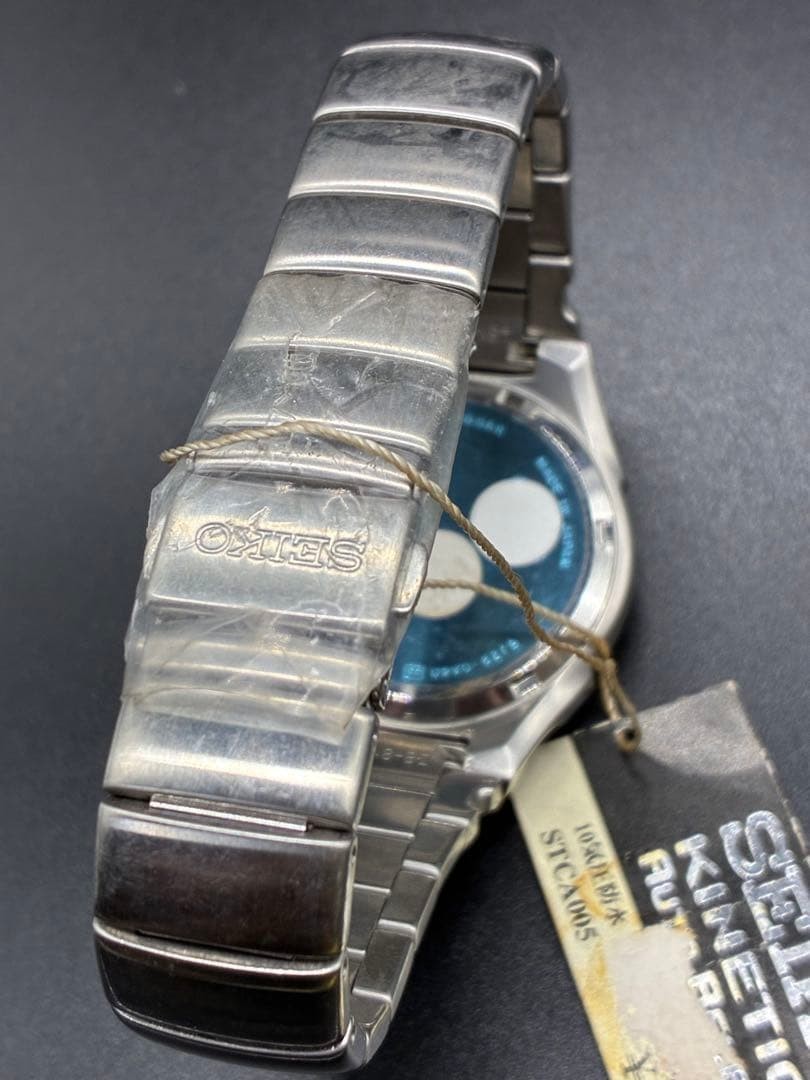 SEIKO KINETIC Auto Relay 5J22-0A30 Silver Men’s Watch 3-3651 Japan