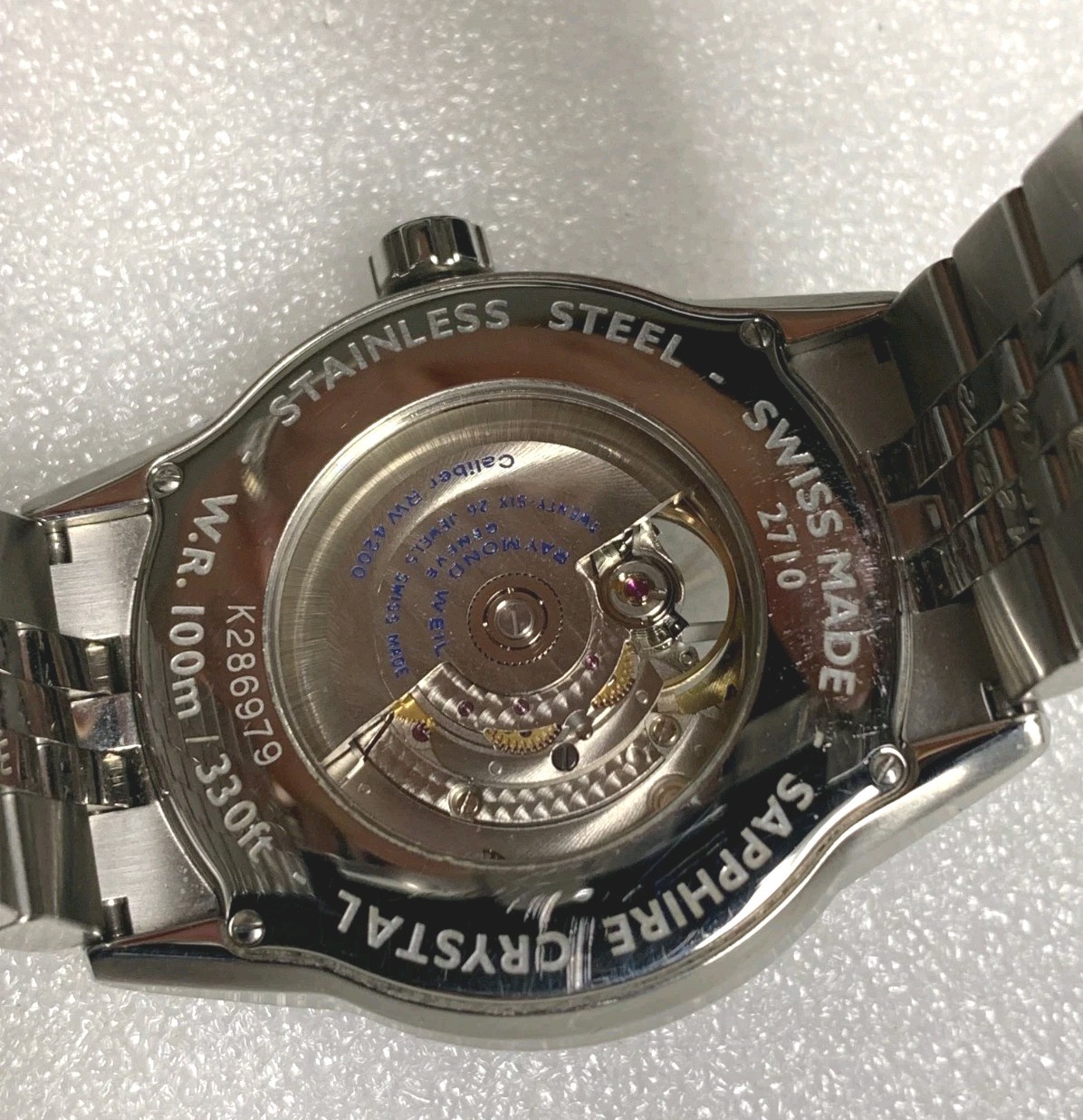 Raymond Weil Freelancer 2710-ST-20021 Auto 42MM Black Dial Men’s Watch W/ Box