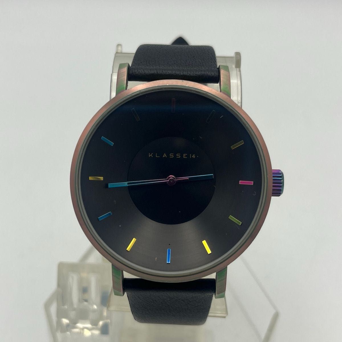 KLASSE14 Volare 42mm Black Dial Quartz Watch Stainless Steel Working