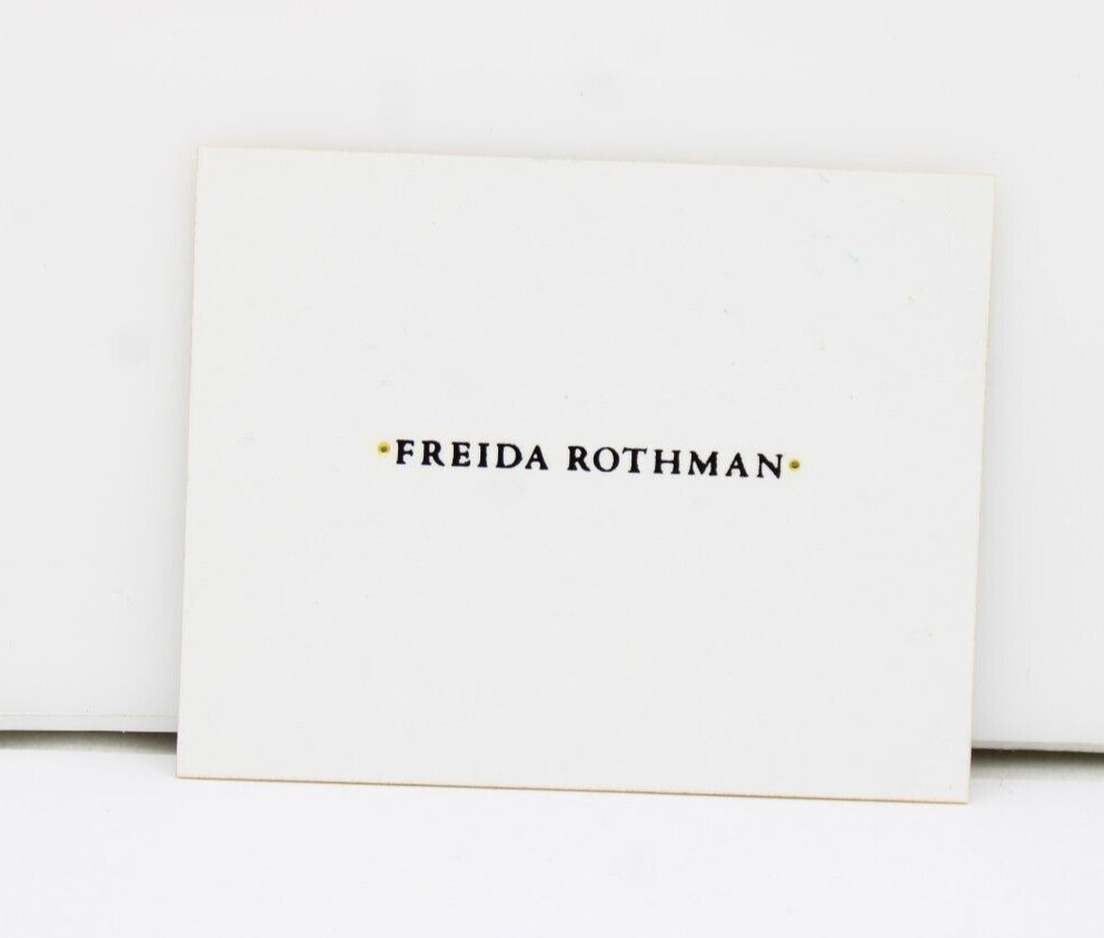 Frieda Rothman Sterling Silver Signature Four Point Station Necklace 8.8 Grams