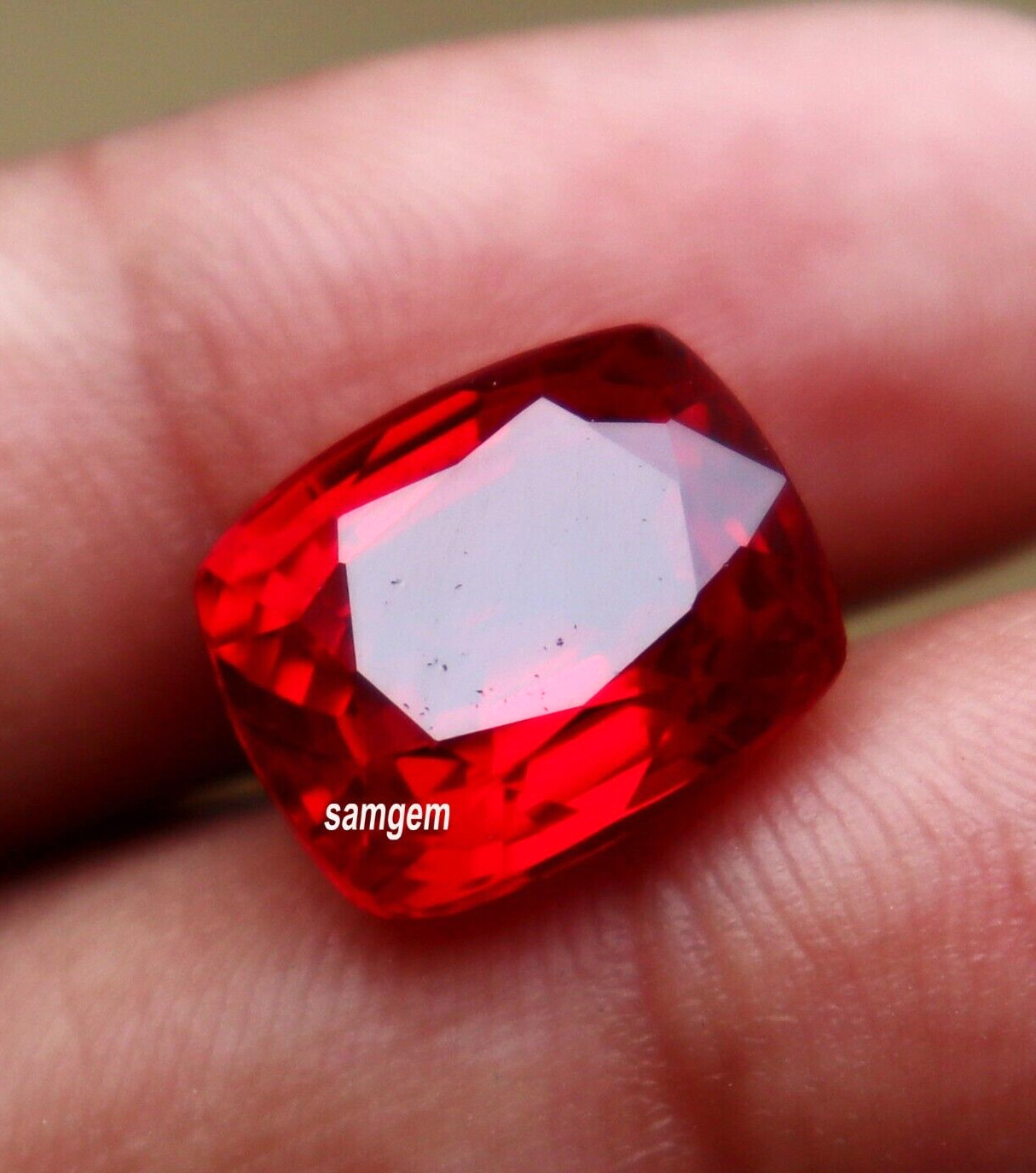 11.50 Ct Natural Red Ruby CERTIFIED Cushion Shape Loose Gemstone Best Offer