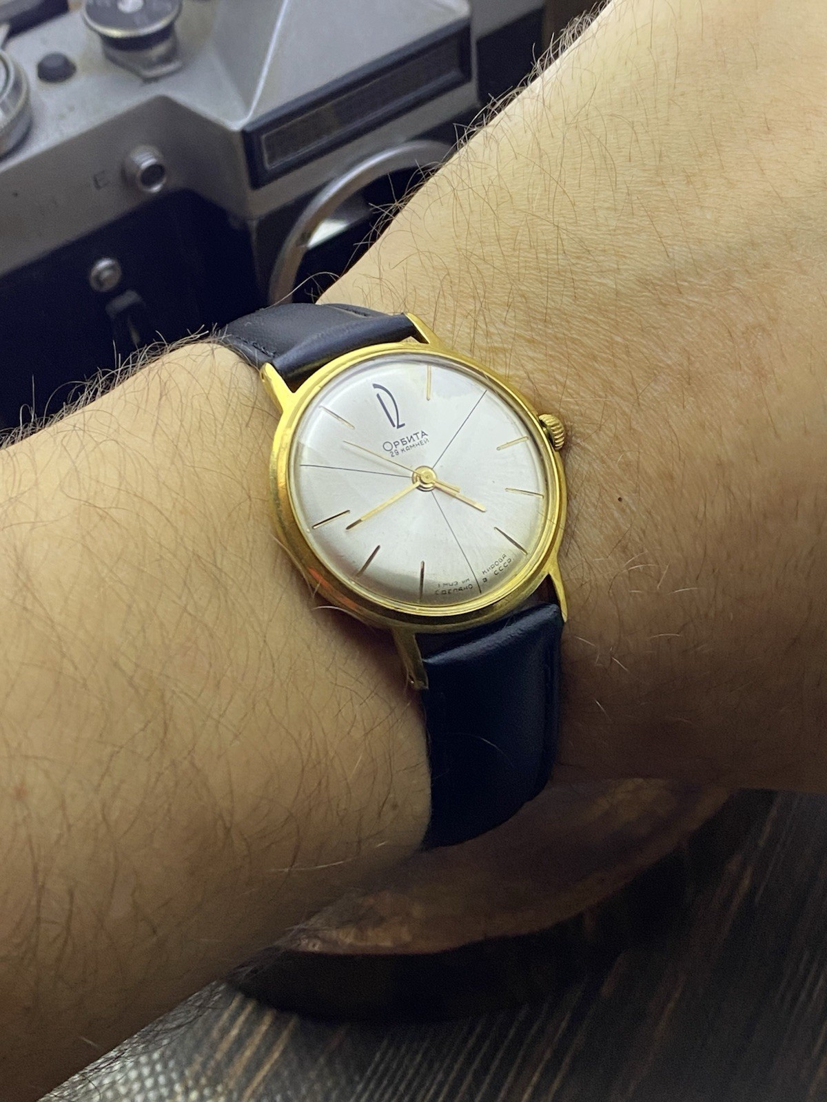 POLJOT ORBITA Automatic slim 29 Jewels Russian USSR luxury wrist watch #9001