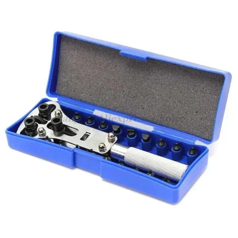 Watch Band Back Case Opener Fixer Repair Tool Kit Battery Screw Cover Remover