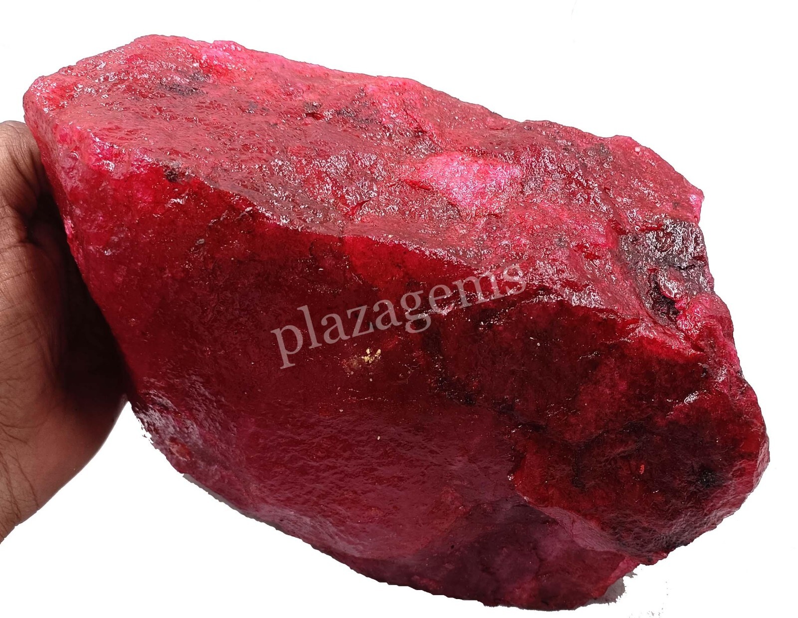 2 KG Natural Red Ruby Rough Color Enhanced Dyed Certified Loose Gems 5FRK