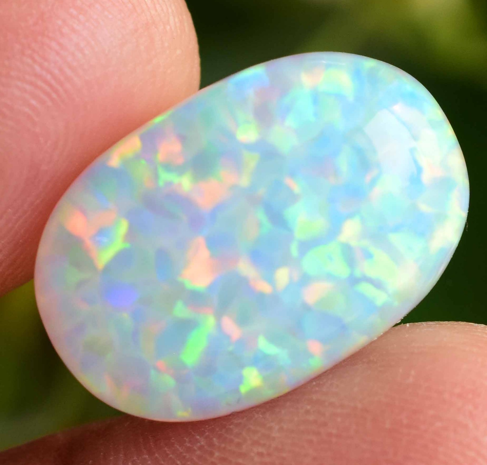 Natural Ethiopian Fire Opal 13.40 CT Certified Play Of Color Untreated Gemstone
