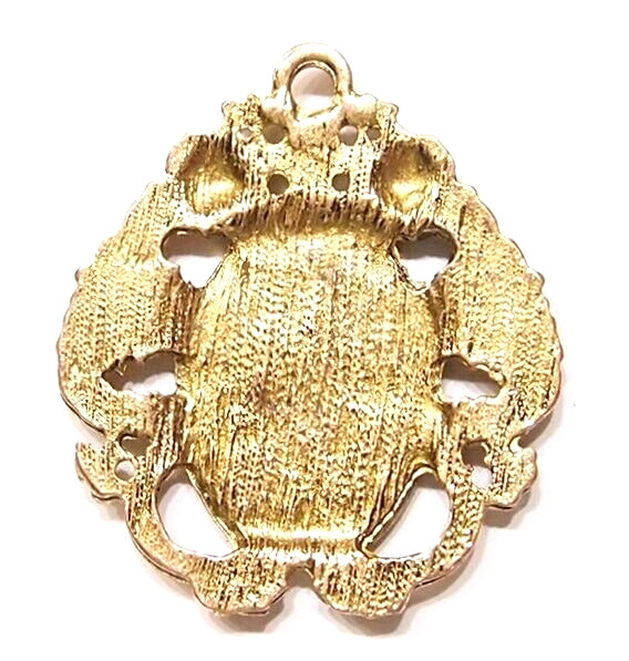 4 of 40x30mm Antique Gold Art Deco Victorian Vintage Dragon Pendant Settings