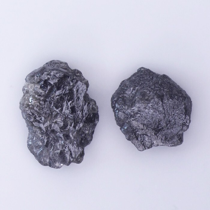Gorgeous Blackish Color 1.60 Carat Natural Loose Raw Rough Earth Mined Diamond