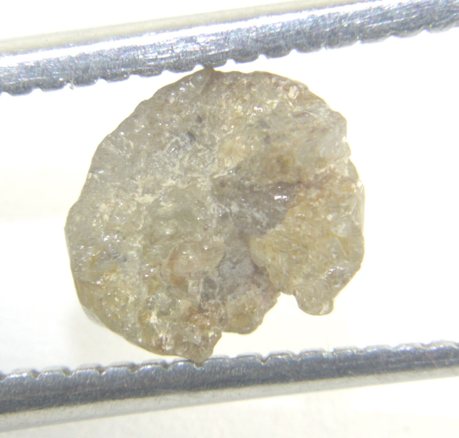 1.63 CTS NATURAL REAL RAW UNCUT GREY ROUGH DIAMOND 7.69×6.73×4.52 MM
