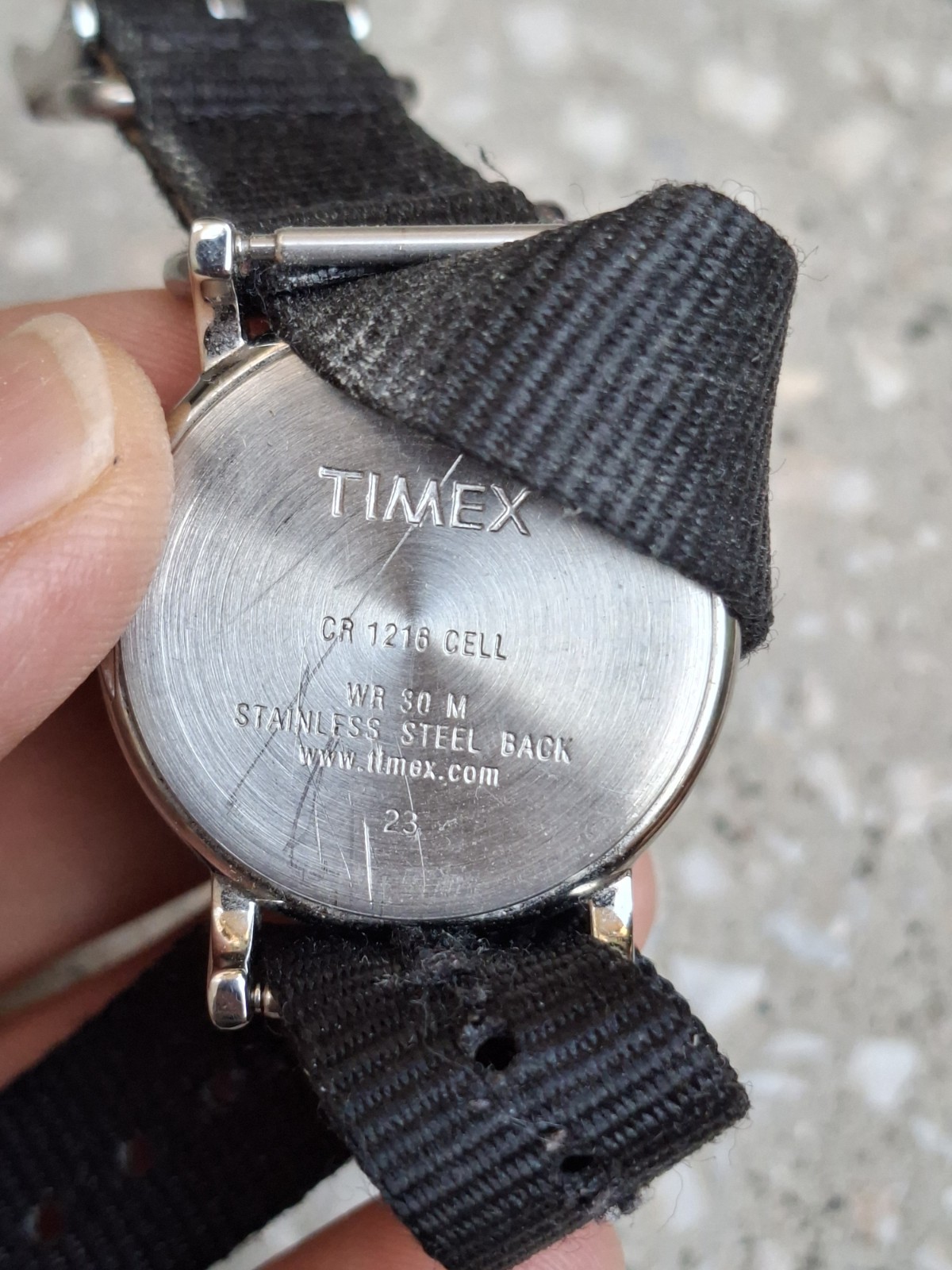 Timex Indiglo Rainbow Numbers Quartz Watch 30M WR Black NATO Strap New Battery
