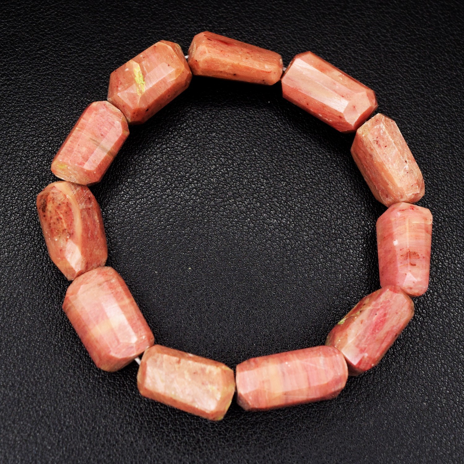 Top Grade Selling Rhodonite 200.00 Cts Stretchable Bracelet Beaded RK 164 AZ1