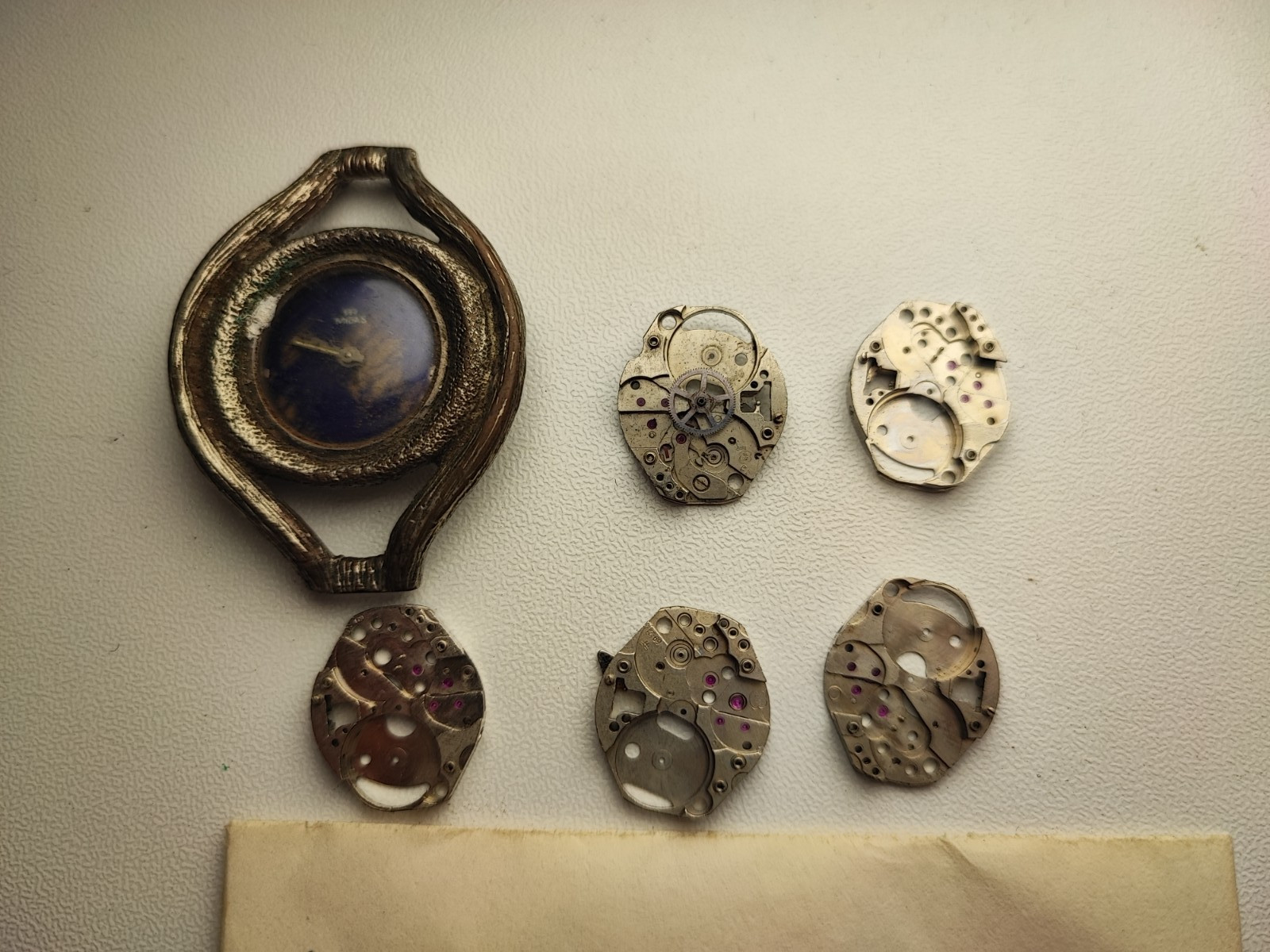 FHF ST 69 FHF 69-2 FHF ST 691 FHF 69-21 Watch Main Plate movement axis lot