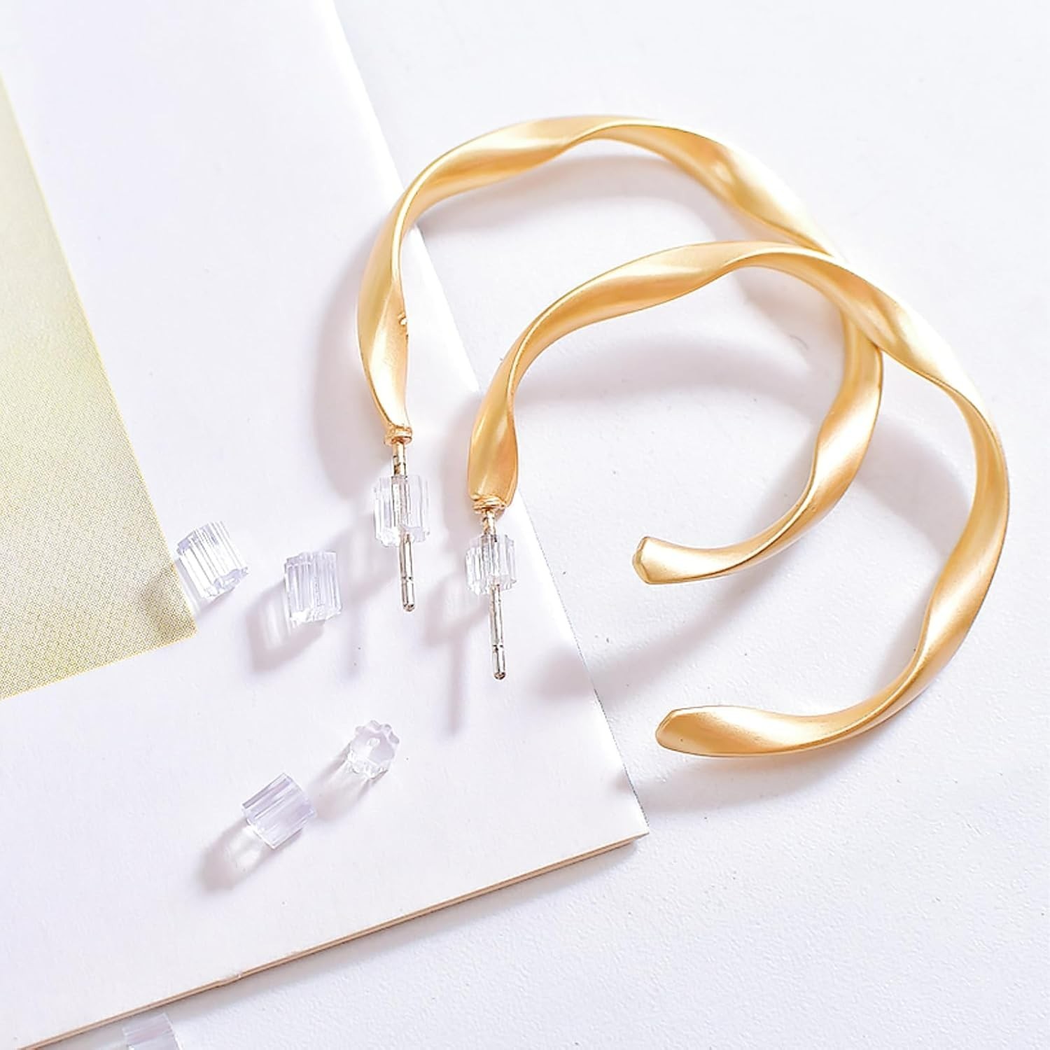 200PCS Hypoallergenic Silicone Earring Backs – Soft Clear Stoppers for Studs
