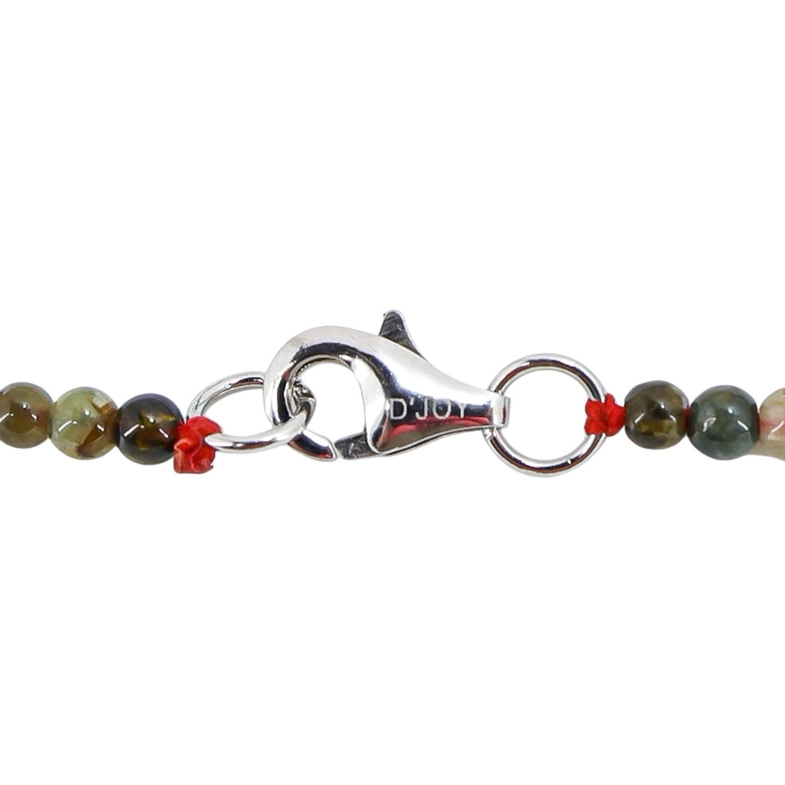 D’Joy Tourmaline Beaded Necklace Multi Color Graduated Gemstone 10.9mm 18”
