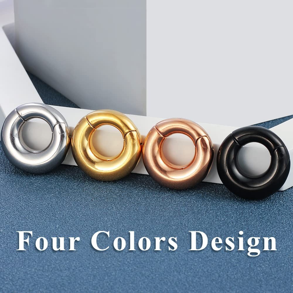 0 gauge earrings Ear Weights for Stretched Ears, Size 0 Gauges Hoop Earrings …
