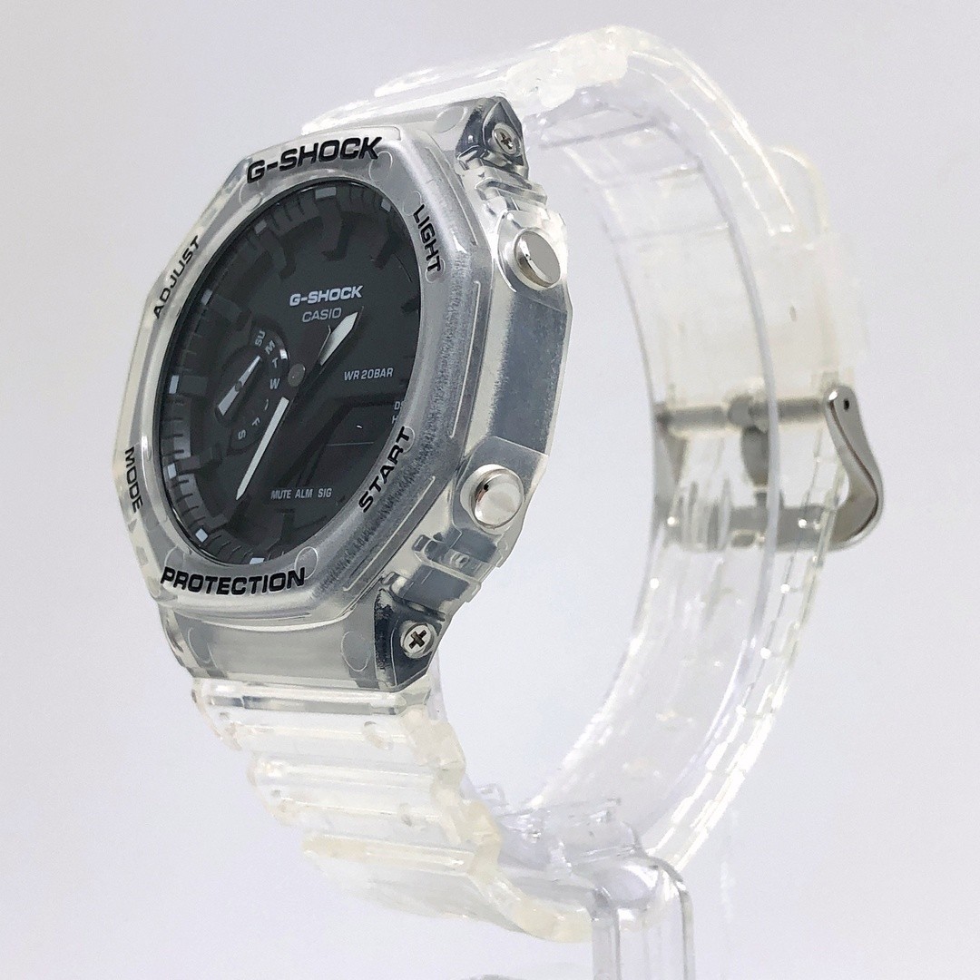 G SHOCK GA 2100SKE 7A Skeleton Series Skeleton Octagon Case Casioak LED Light Re