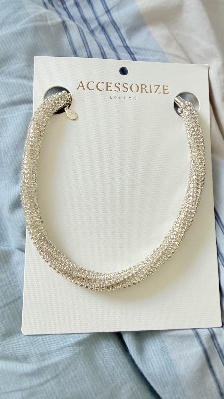 BNWT Accessorize Silver Plated Necklace. Bargain!