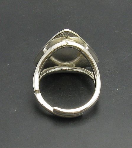 Handmade Sterling Silver Ring Spiral Hallmarked 925 Nickel Free Adjustable Size