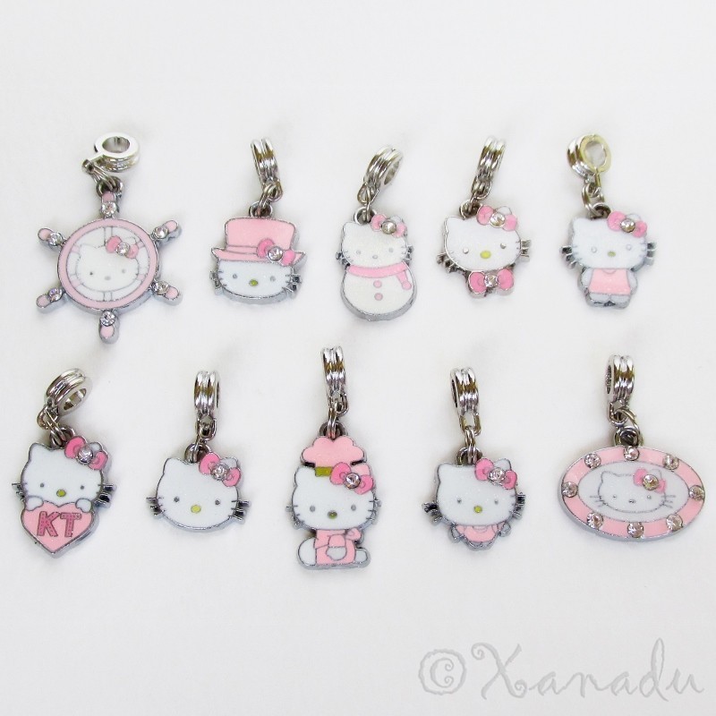 Pink Hello Kitty Chef European Charm Bead For Charm Bracelets And Necklaces