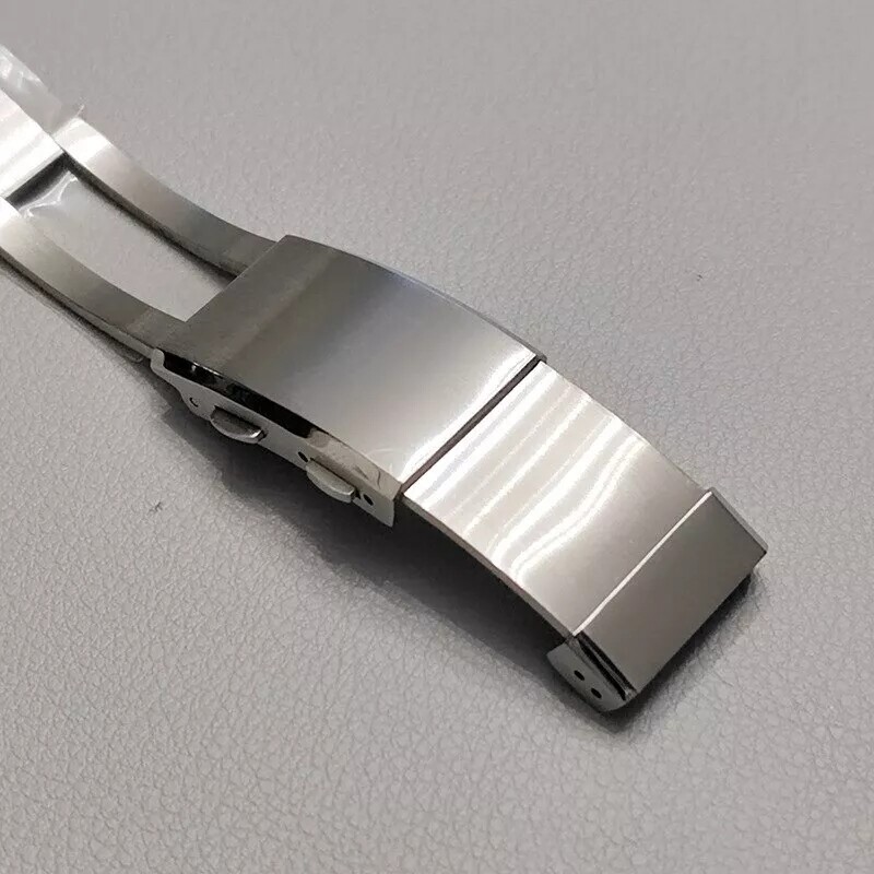 Adjustable Ratchet Buckle 316L Stainless Steel Watch Strap Clasp 18mm 20mm 22mm*