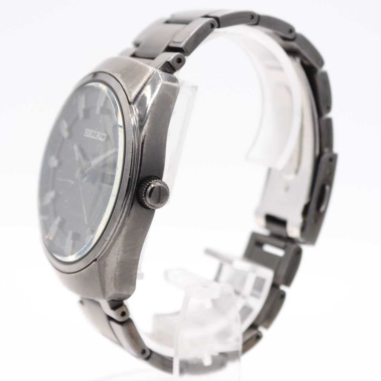 52mm 2005 Seiko 7S26-04G0 Day-Date Men’s Automatic Wristwatch Japan PVD Coated