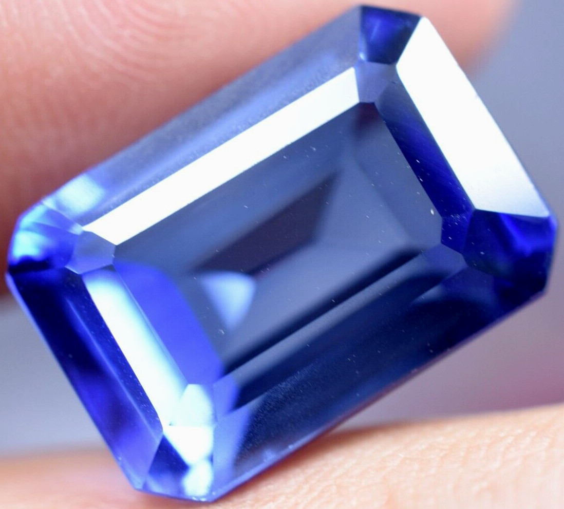 Extremely Rare & Flawless 19.60 CT Natural Benitoite GGL Certified Loose Gem!!
