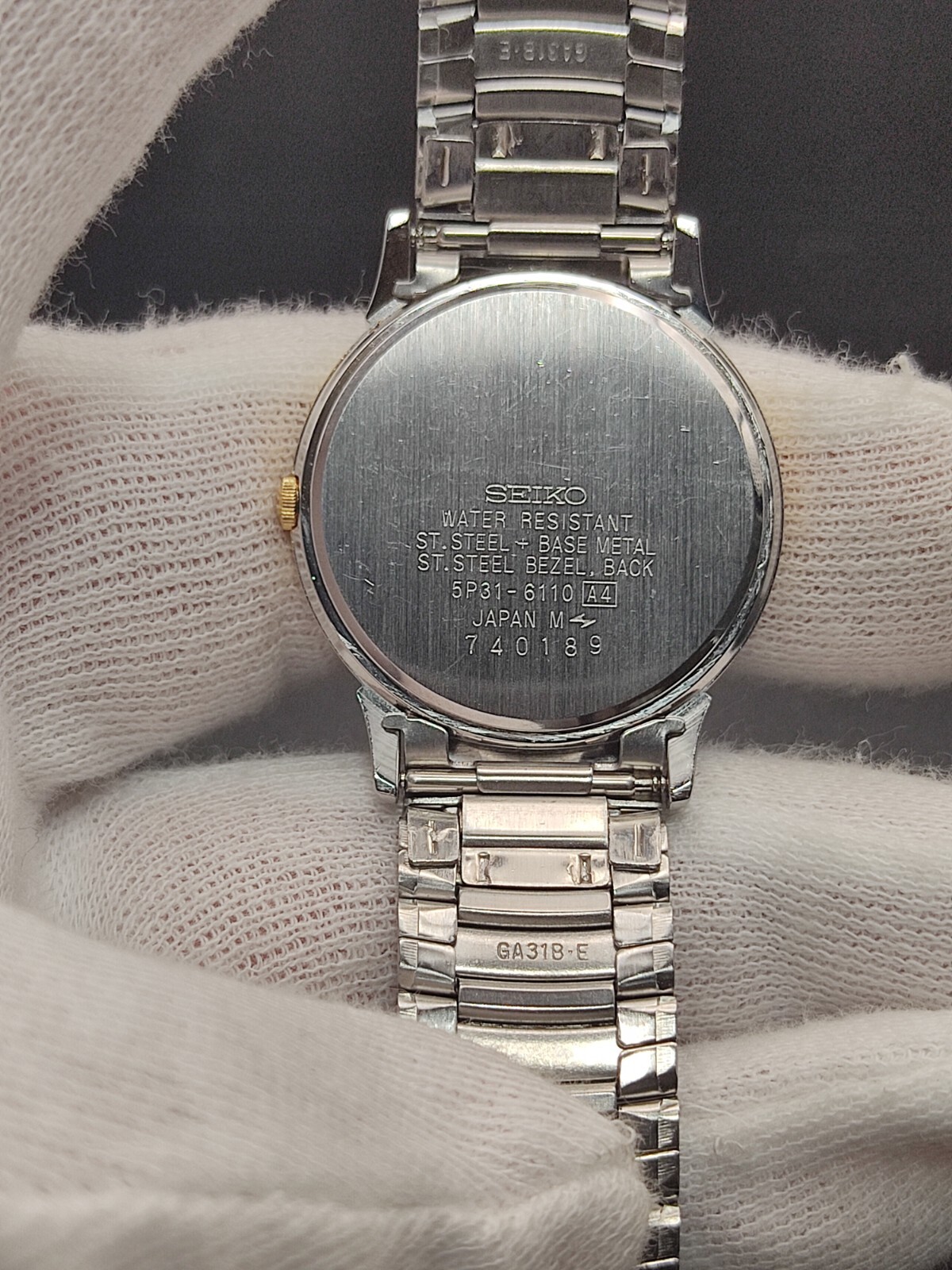 Good condition Seiko Session 5P31 Quartz watch Working condition Made in Japan