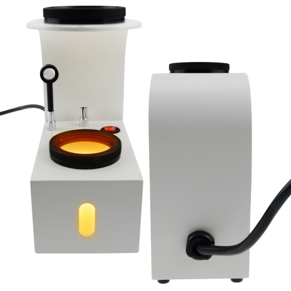 110V or 220V Desktop Polariscope Instrument Gemstone 2 Glass Filter LED Light