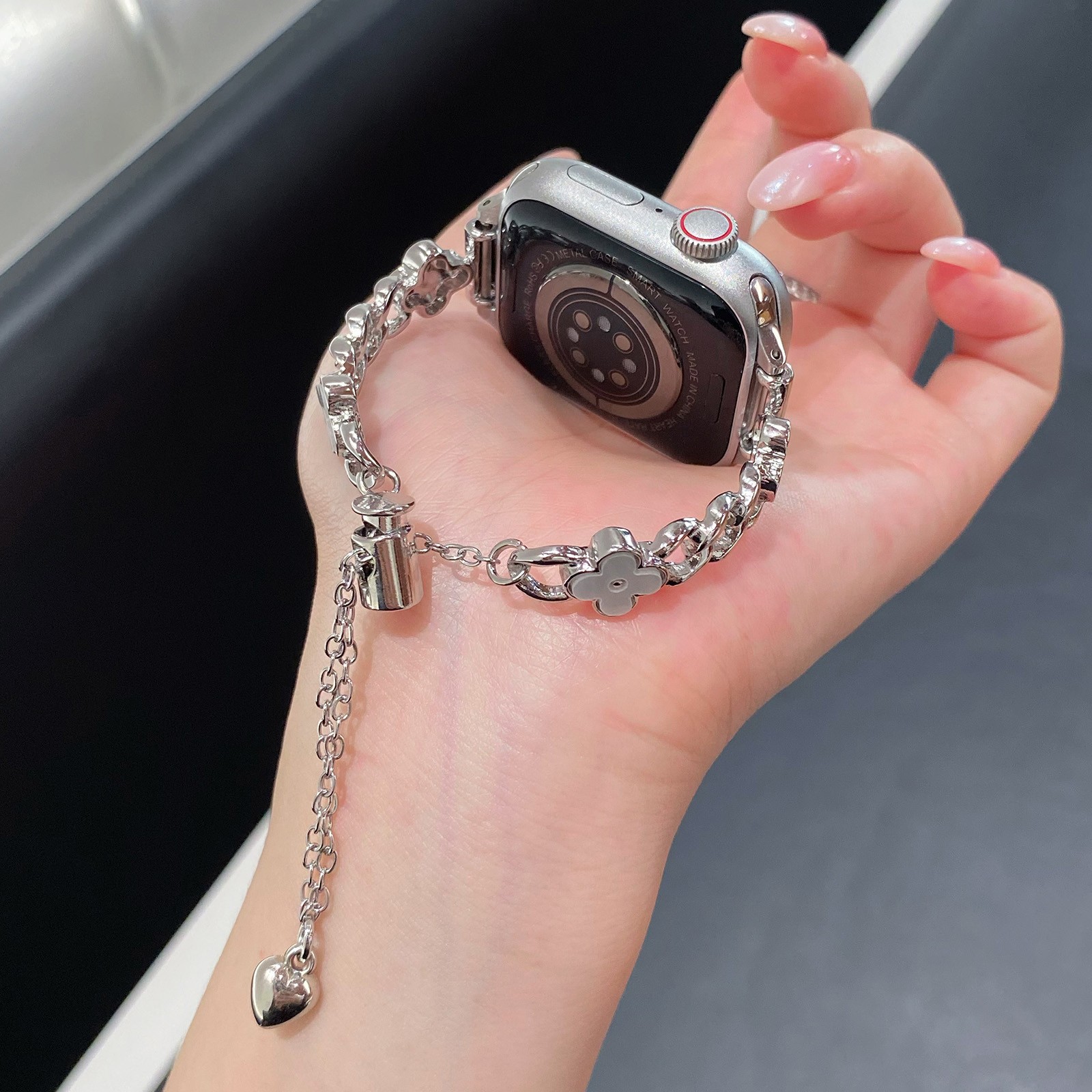 For iWatch Series 11/10/9/8/7/SE/Ultra 3 Elegant Metal Bracelet Strap Watch Band