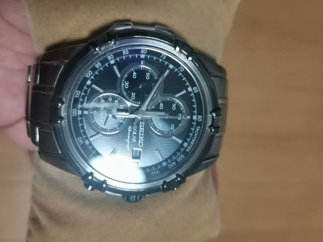 SEIKO SOLAR Chronograph SSC147PC