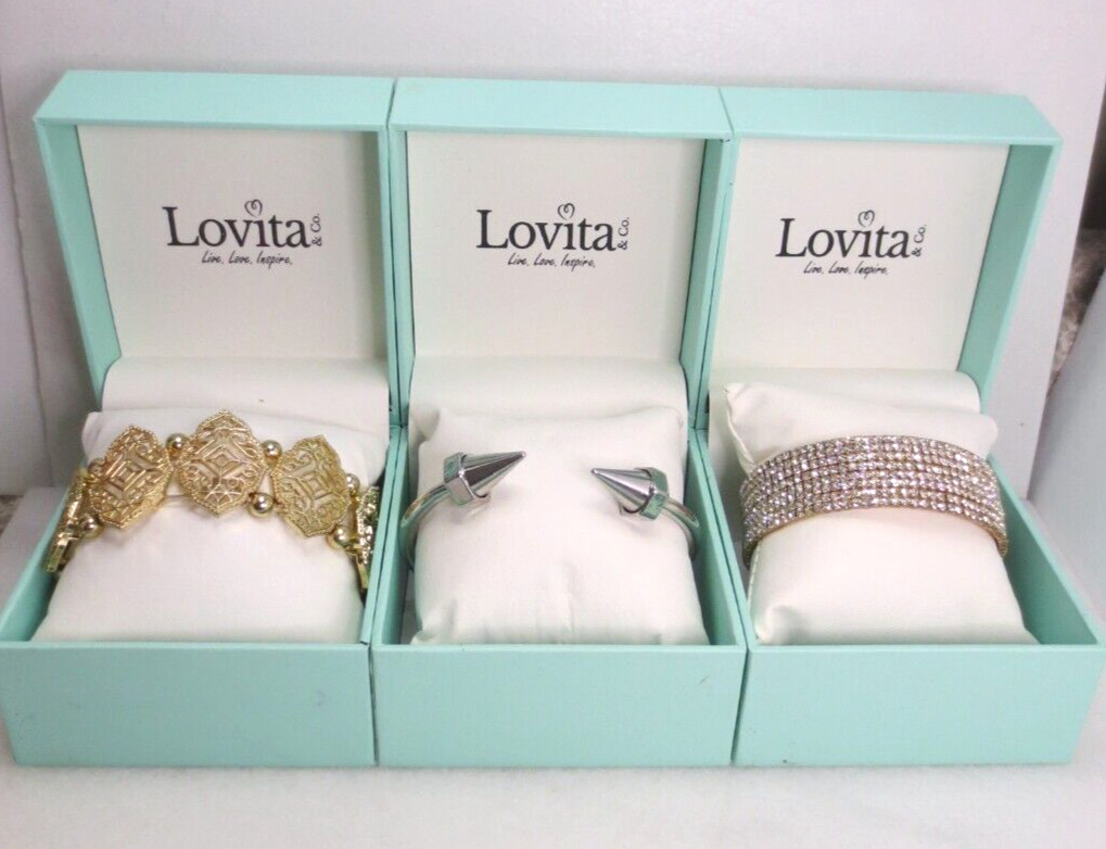 LOVITA & CO LIVE, LOVE, INSPIRE – SET OF 3 BRACELET – BOXED