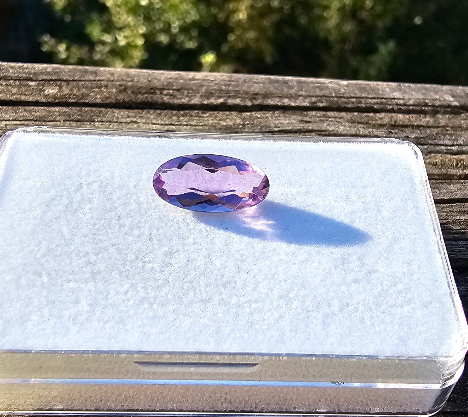 Amethyst 13.7mm x 6.8mm Oval Loose Stone