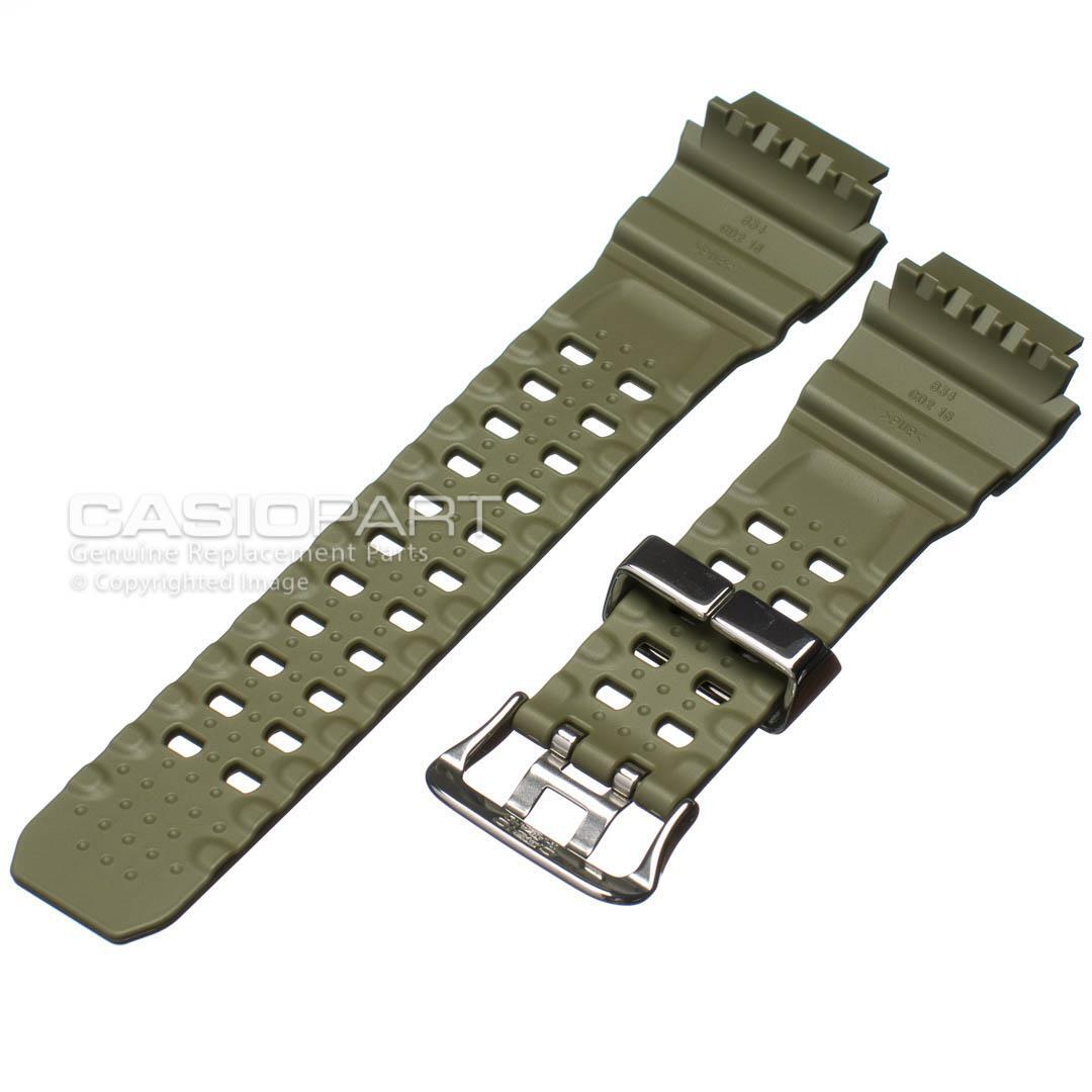 Genuine CASIO G-SHOCK Band & Bezel GW-9400 GW9400-3 Original Green Strap & Shell