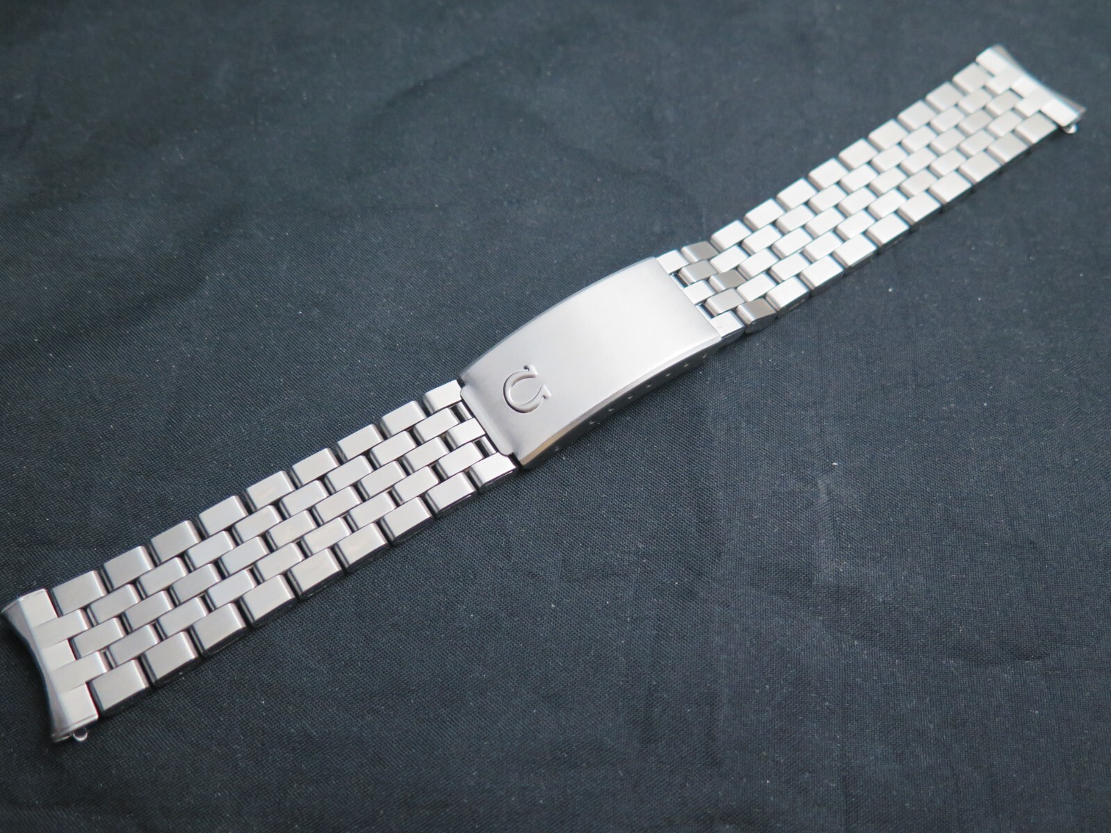 Vintage 19mm STL Stelux Flat Brick Quality Watch Bracelet 1040 NOS 1960s