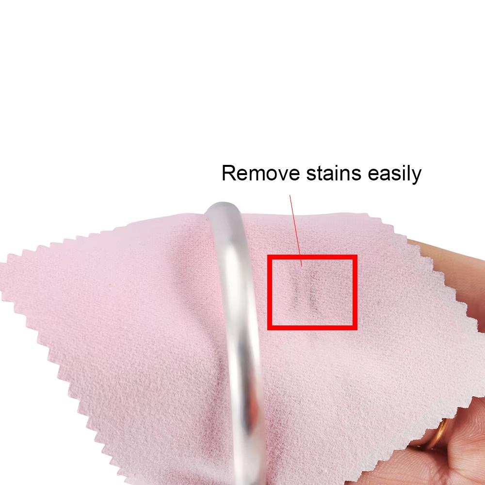 Silver Gold Jewelry Polishing Cleaning Cloth Soft Reusable Shine Wipe 10-50PCS
