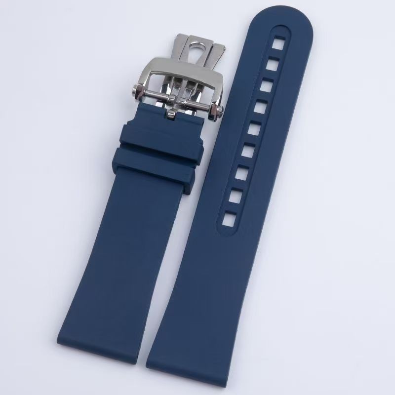 23mm Premium FKM Watch Band Rubber Strap Fits Blancpain Fifty Fathoms 5015 5200