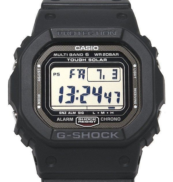 Box CASIO G SHOCK G Shock 5000 Series GW 5000 1JF Radio Solar Men’s