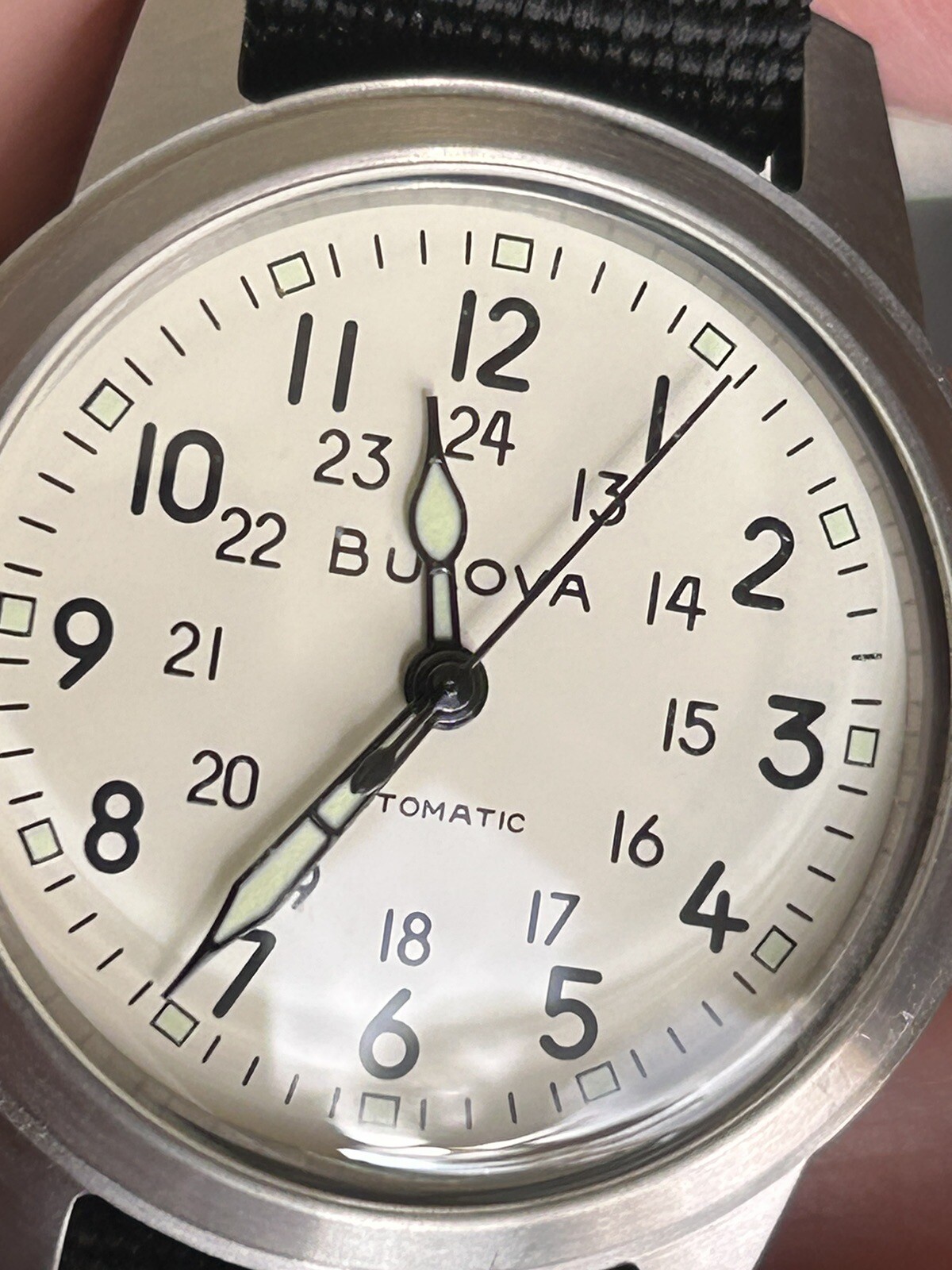 BULOVA Men’s Hack Series Automatic WATCH 96A246 Excellent Condition