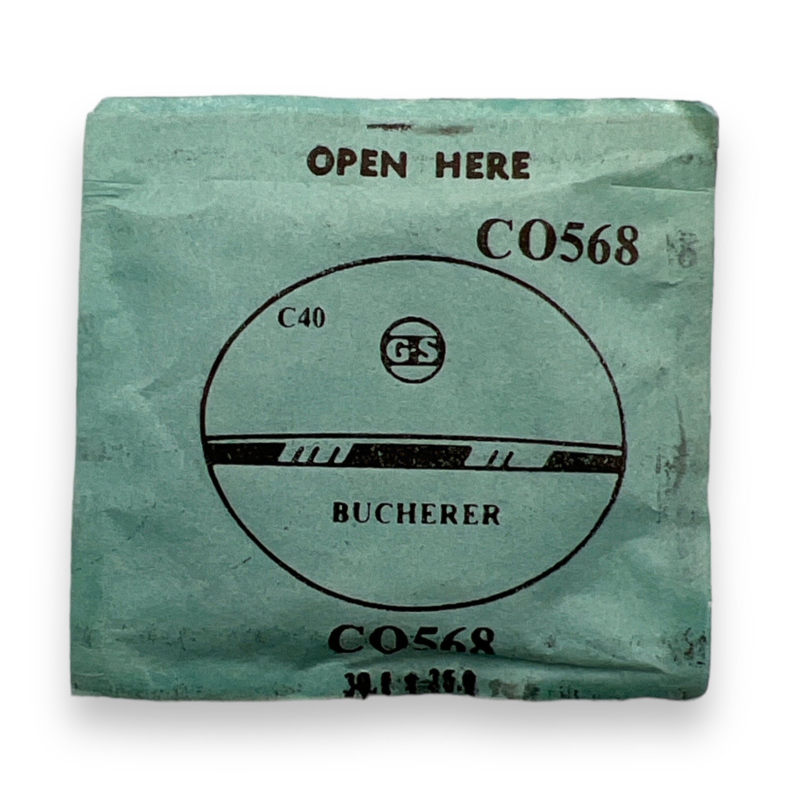 Bucherer Oval Watch Crystal x 1 G-S CO568 30.1 x 25.0 VTG NOS