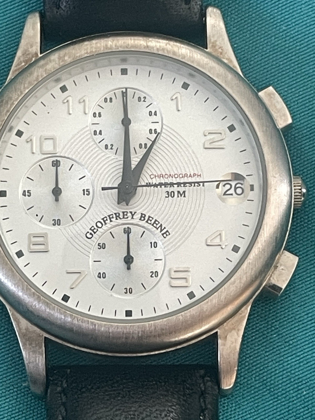 Geoffrey Beene Chronograph Unisex | 36mm | White Dial