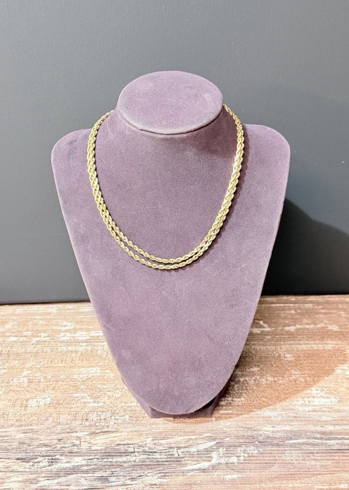 14k RCI Yellow Gold Chain Necklace Solid 24 Gram 30 Inch Barrel Clasp