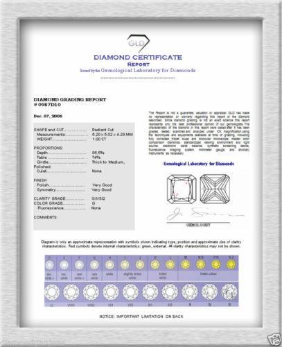 1.61 ct Radiant cut Loose Diamond E color SI1/SI2 enhanced very brilliant