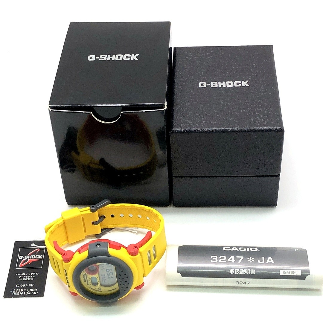 G SHOCK G 001 9 Reissue Jason Capsule Tough Negzax Yellow DW 001J Reproduction M