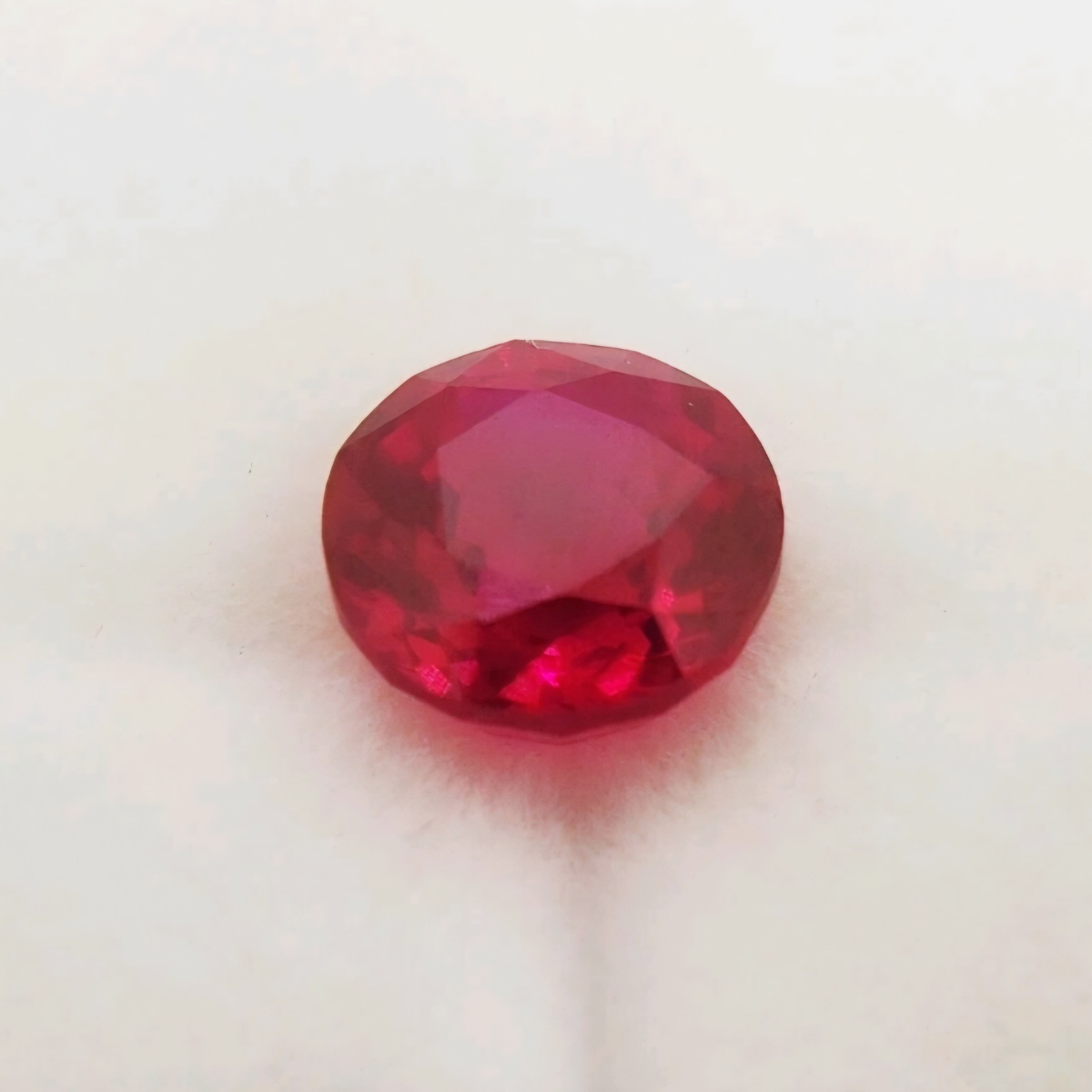 2.70 Ct VVS1 w GTL Certificate Natural Mozambique Red Ruby Round