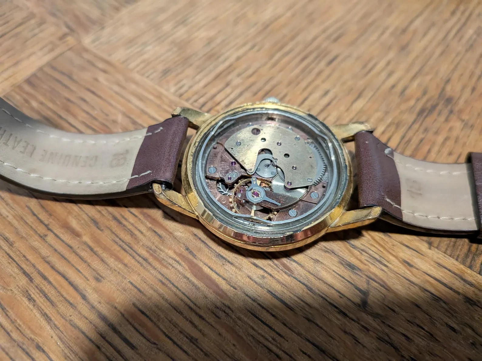 Vintage 1950s Baume 25j, gold filled watch,
