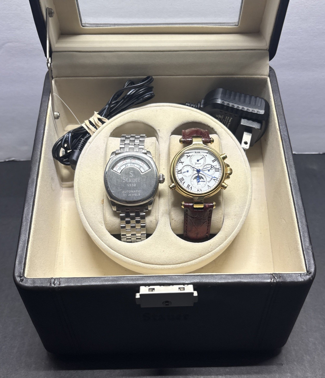 Stauer Graves 33 Automatic Watch 13373 & Stauer Dashtronic Automatic Watch