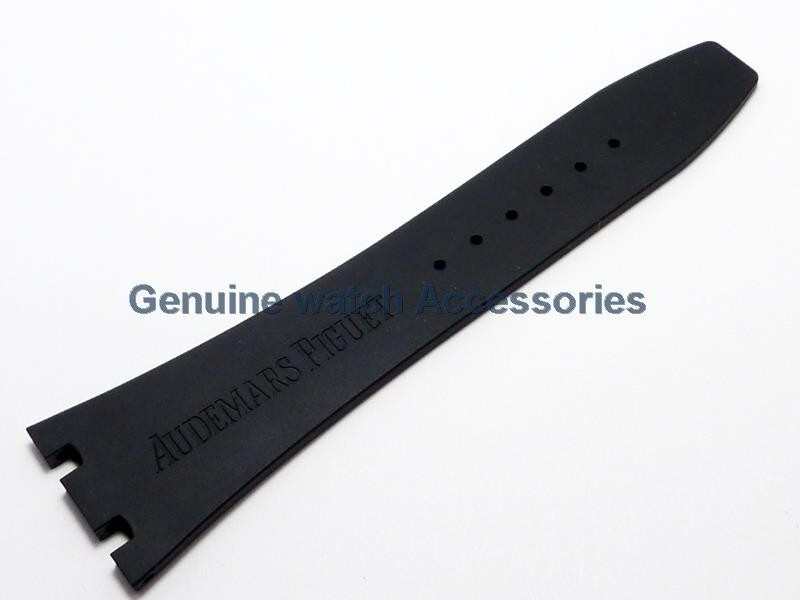 AUDEMARS PIGUET ROYAL OAK BLACK RUBBER SILICON(26mm X 18mm) STRAP BAND BRAND NEW