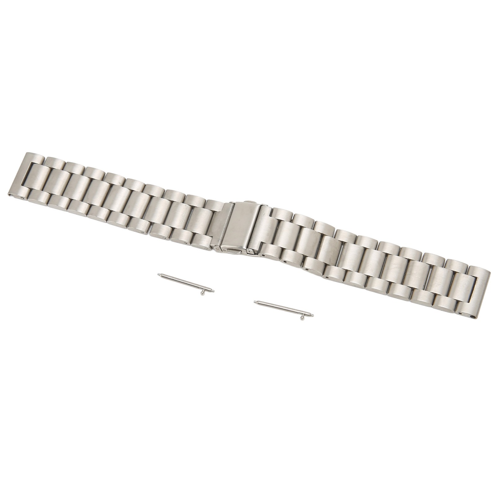 Smartwatch Band 20mm Double Buckle Wrist Strap Matel With Watch Pin For